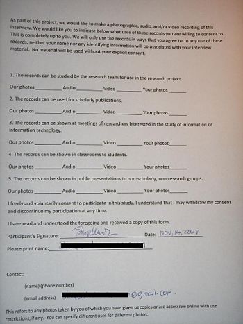 Consent Form